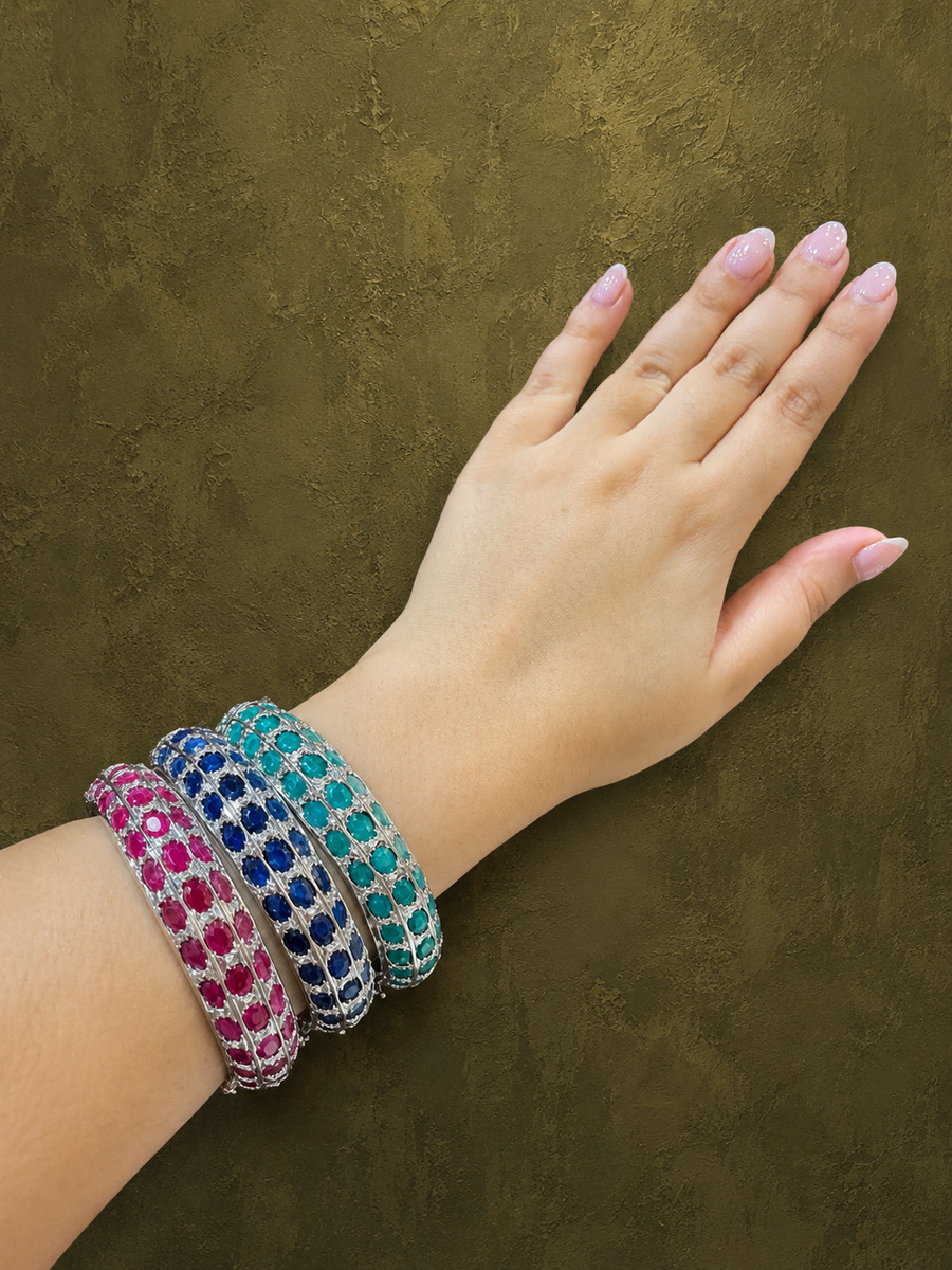 Sapphire Maharani Bangle
