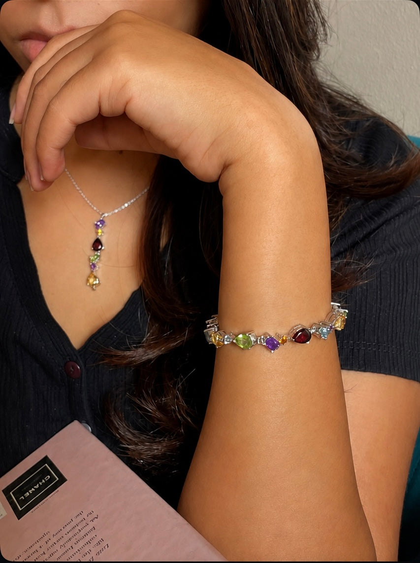 Aurora Multi-Gemstone Bracelet