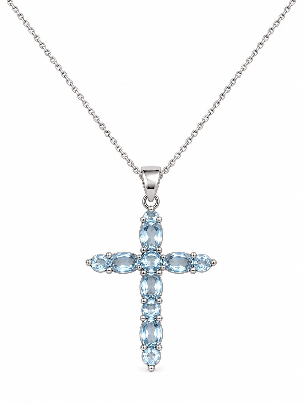 Hope Blue Topaz Necklace